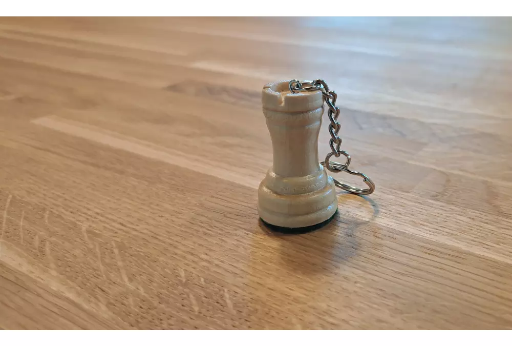 Brelok biała wieża